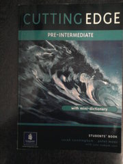 Продам CUTTING EDGE PRE-INTERMEDIATE Student's book и Mini-dictionary